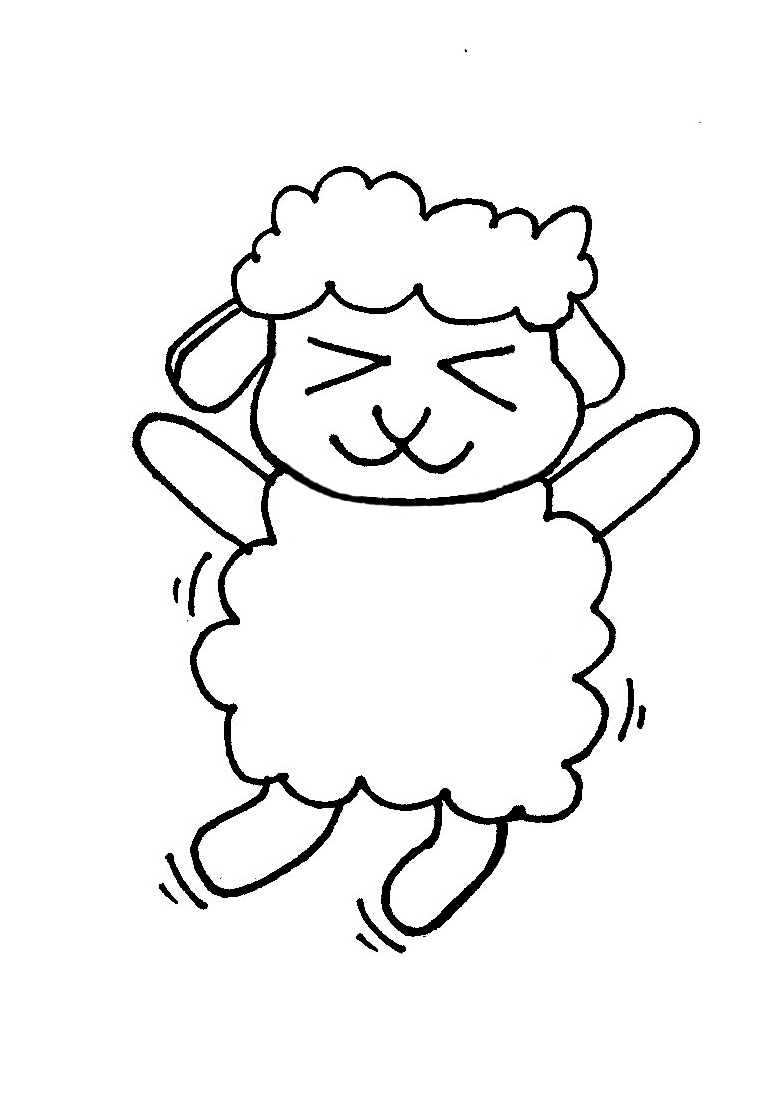 82 Sheep Coloring Pages for Kids Printable 11