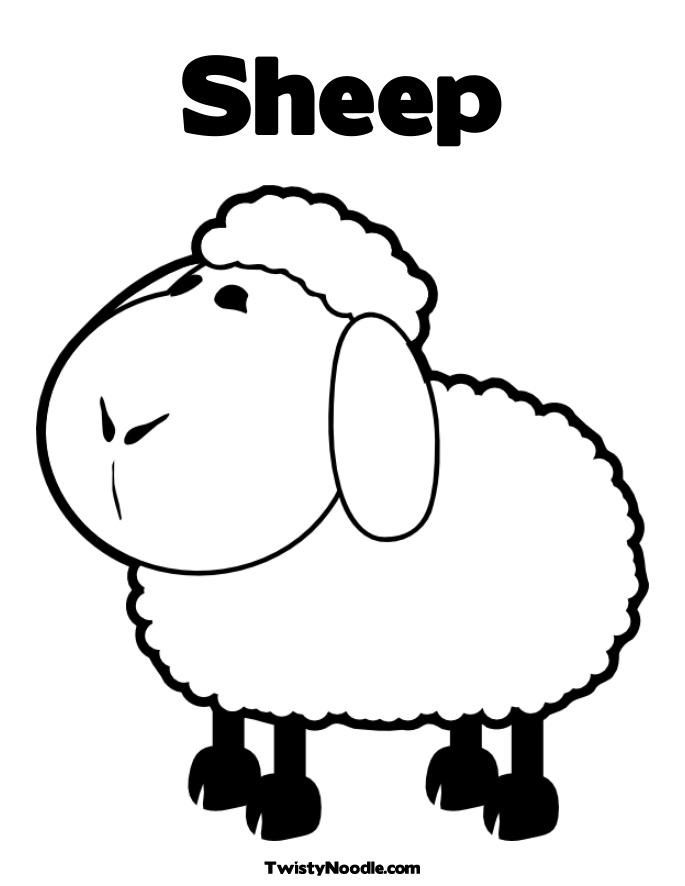 82 Sheep Coloring Pages for Kids Printable 41