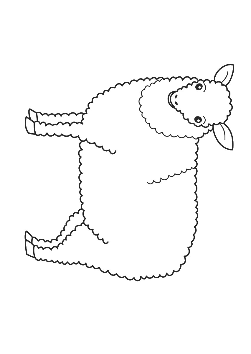 82 Sheep Coloring Pages for Kids Printable 43