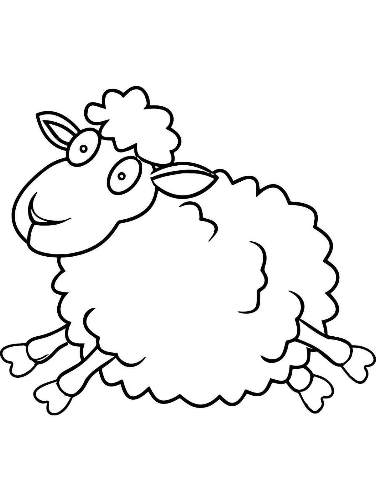 82 Sheep Coloring Pages for Kids Printable 50