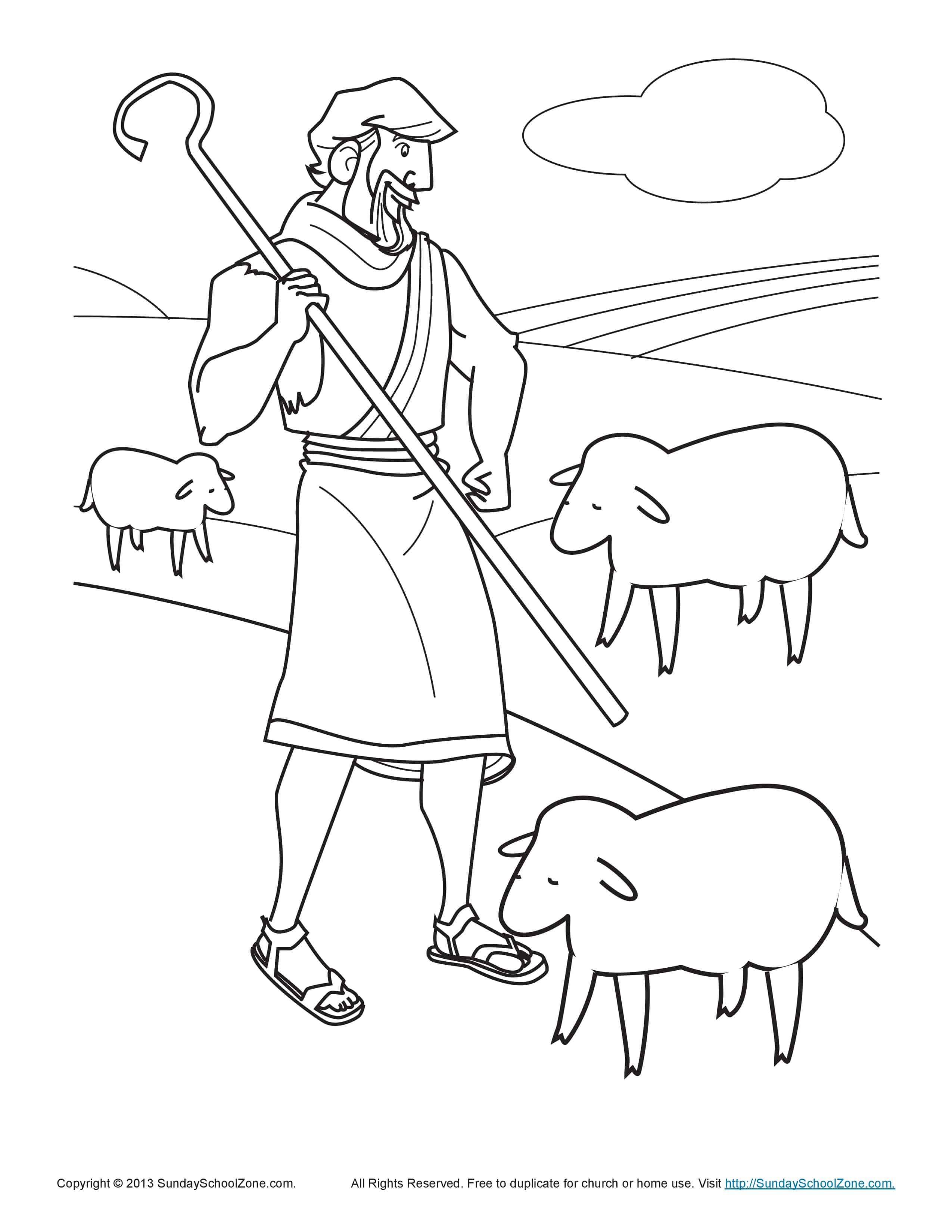 82 Sheep Coloring Pages for Kids Printable 6