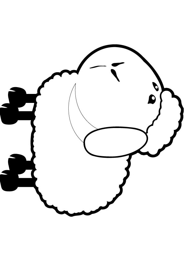 82 Sheep Coloring Pages for Kids Printable 72