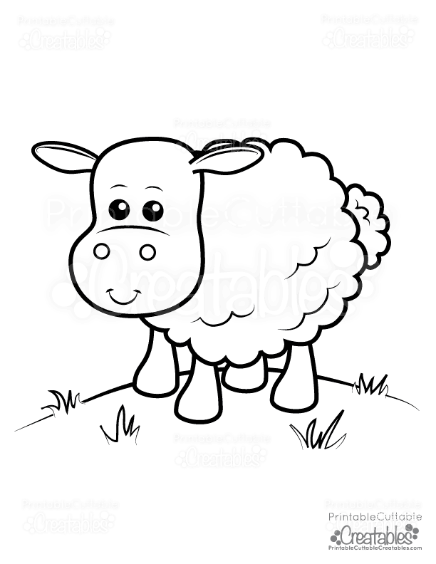 82 Sheep Coloring Pages for Kids Printable 79