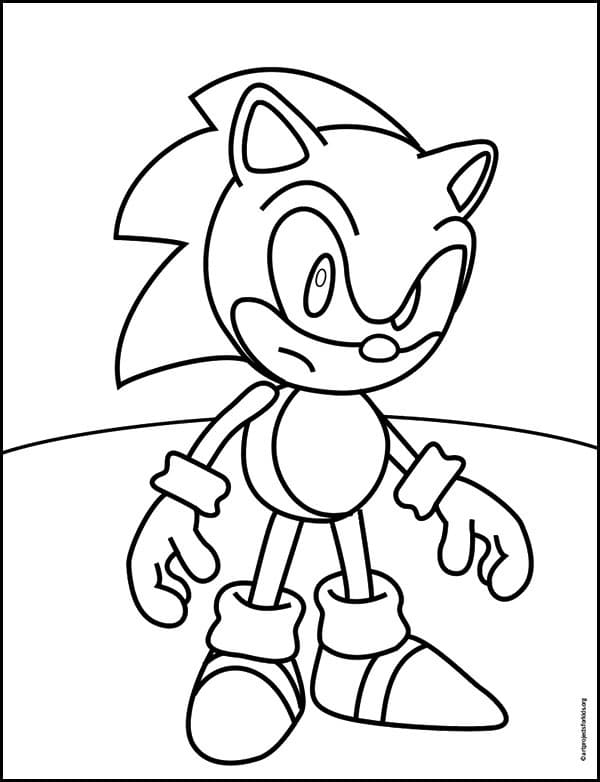 83 Free Printable Coloring Pages for Kids Sonic Printable