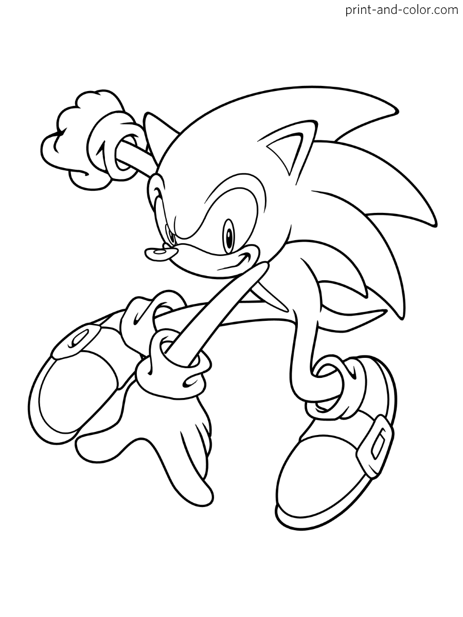 84 Sonic Coloring Pages Shadow Printable