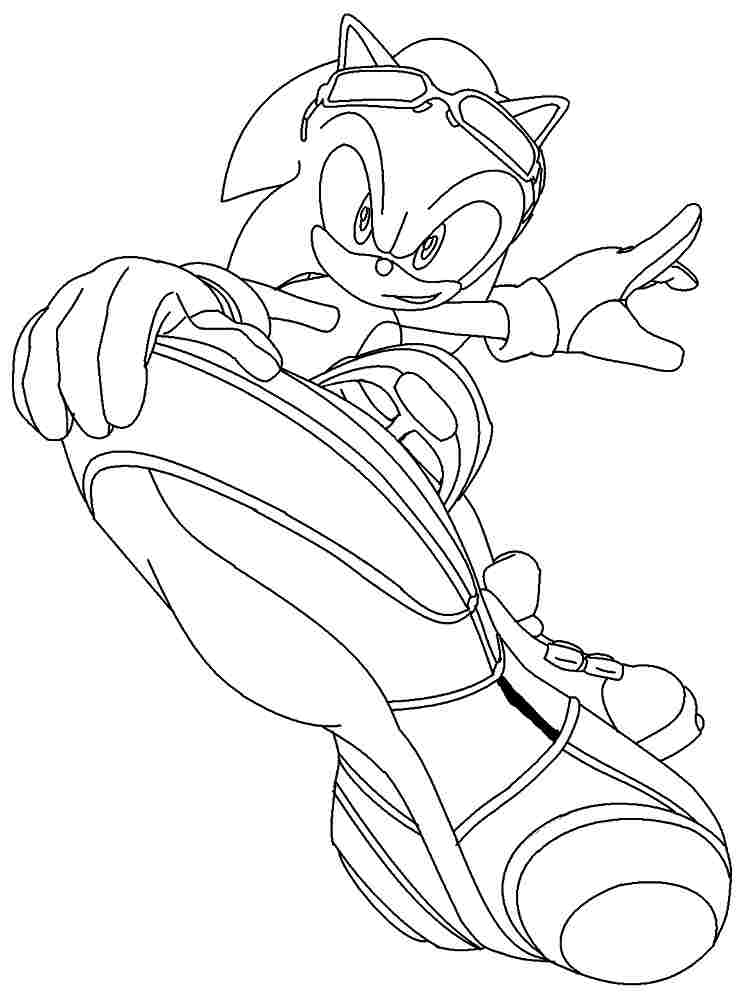 85 Sonic and Amy Coloring Pages Printable