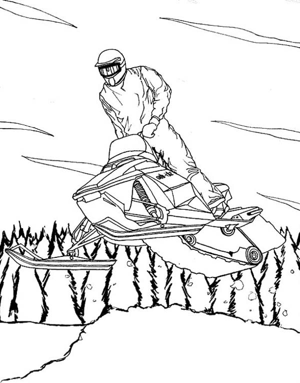 87 Skiing Coloring Pages Printable 32