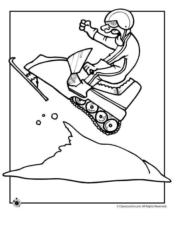 87 Skiing Coloring Pages Printable 47