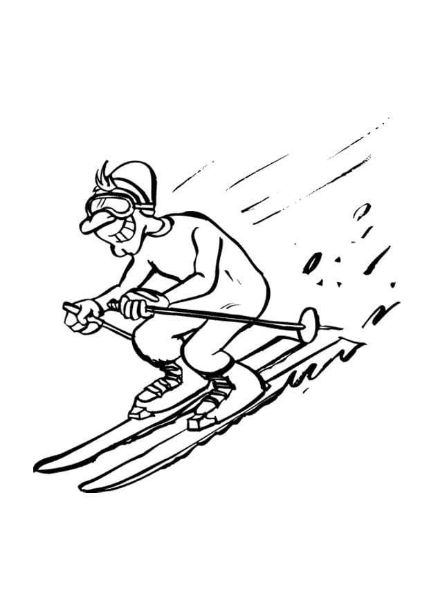 87 Skiing Coloring Pages Printable 62