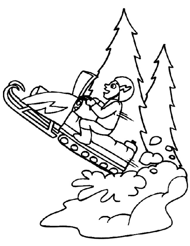 87 Skiing Coloring Pages Printable 82