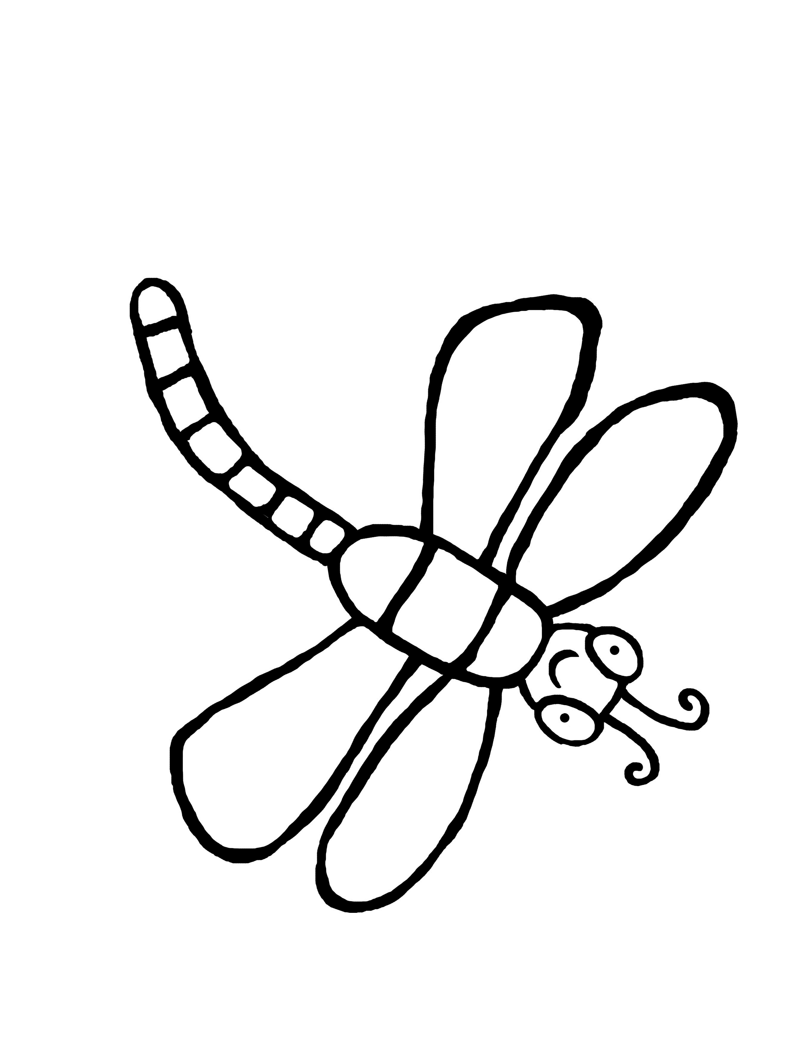 88 Dragonfly Coloring Pages Printable 10