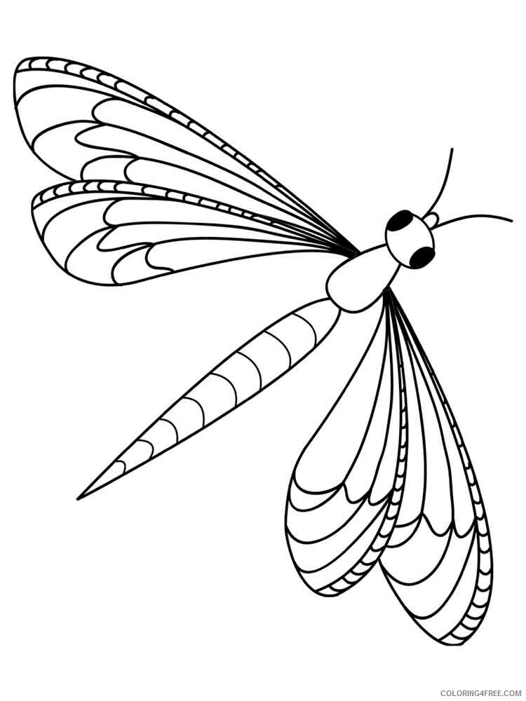 88 Dragonfly Coloring Pages Printable 15