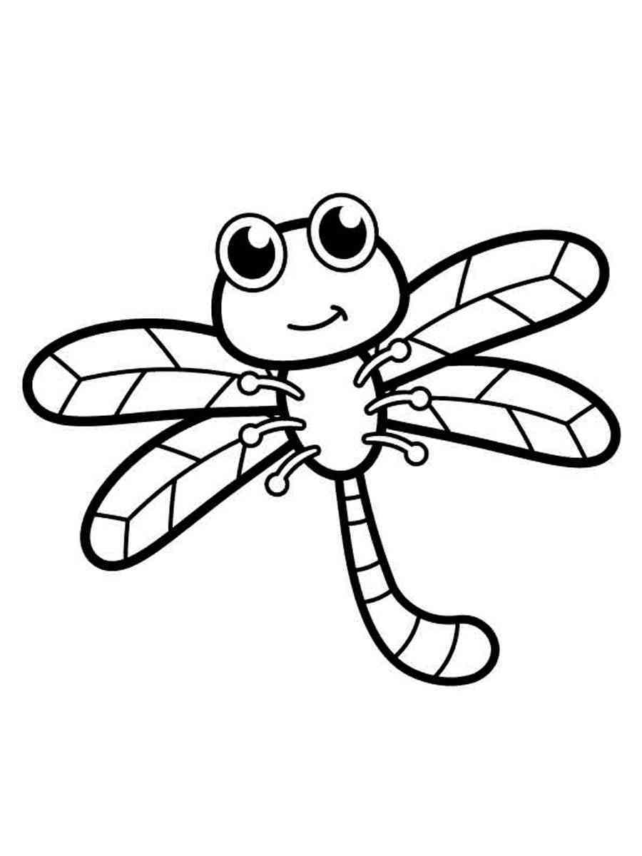 88 Dragonfly Coloring Pages Printable 24