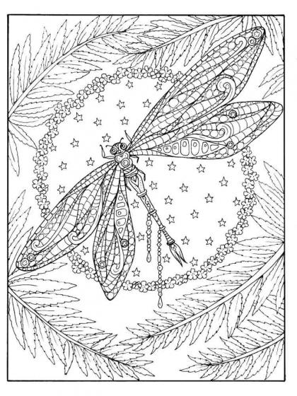 88 Dragonfly Coloring Pages Printable 36