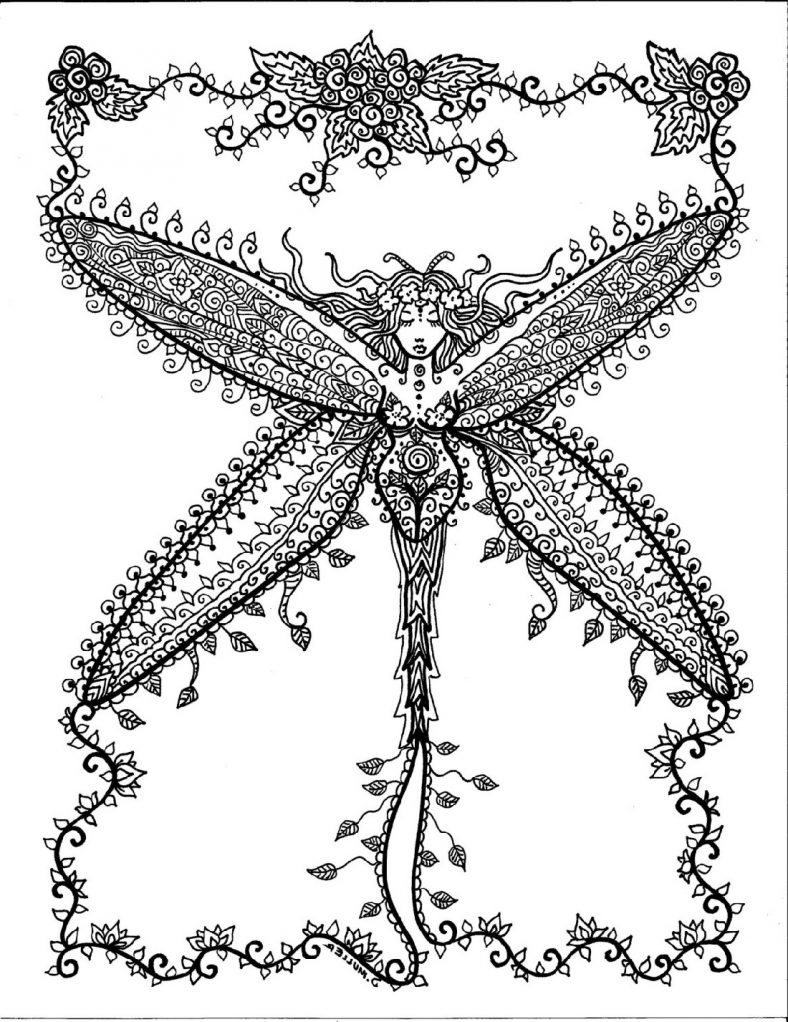 88 Dragonfly Coloring Pages Printable 58