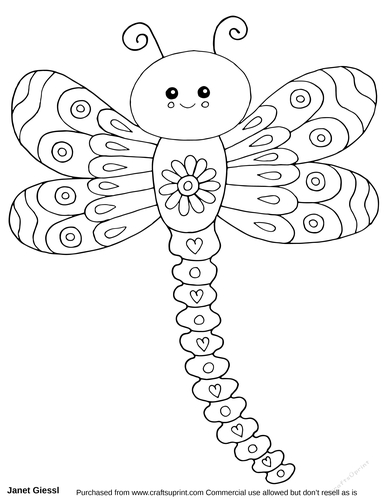 88 Dragonfly Coloring Pages Printable 62