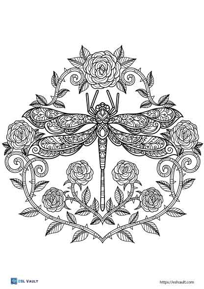 88 Dragonfly Coloring Pages Printable 69