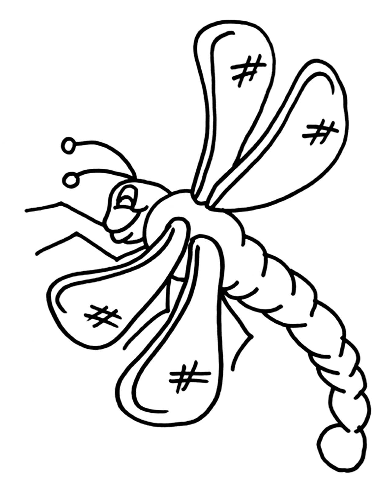 88 Dragonfly Coloring Pages Printable 78