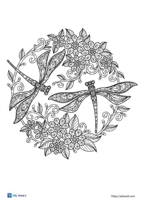 88 Dragonfly Coloring Pages Printable 80