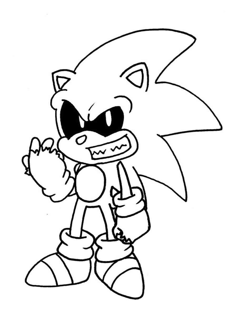 88 Sonic Werehog Coloring Pages Printable