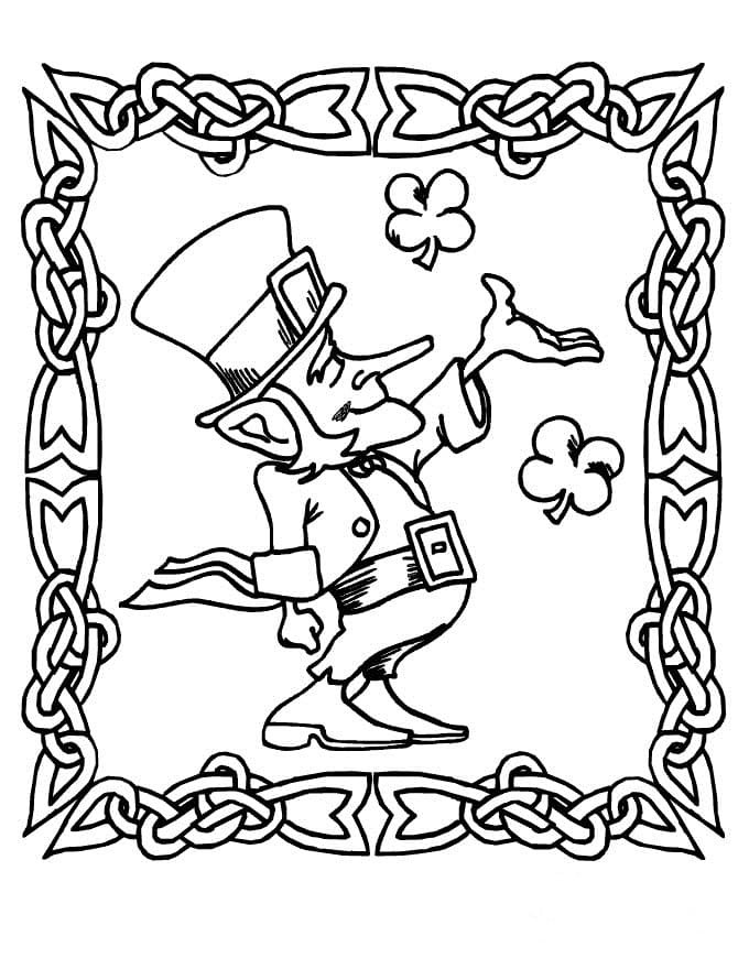 90 Irish Coloring Pages Printable 28