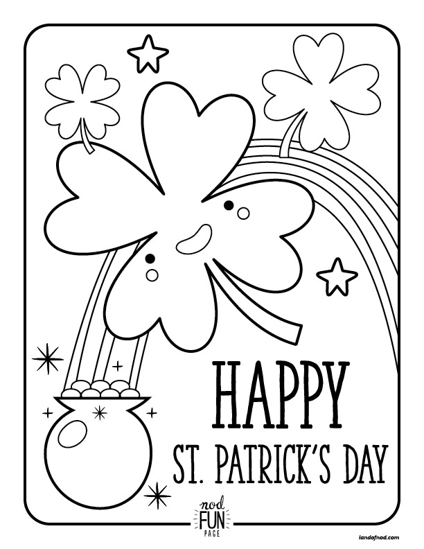 90 Irish Coloring Pages Printable 3