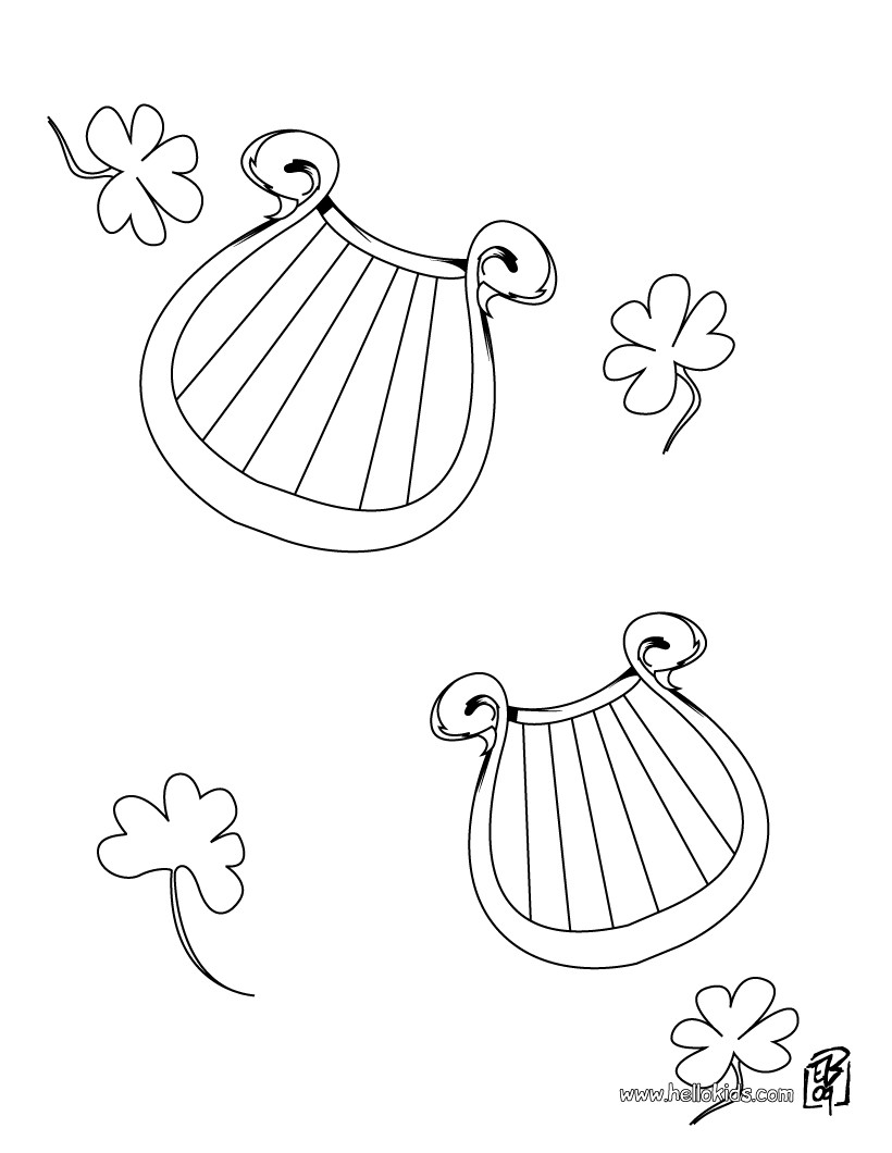 90 Irish Coloring Pages Printable 32