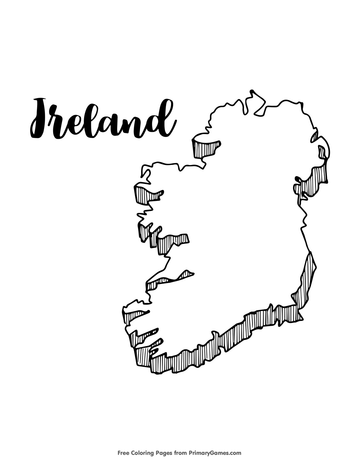 90 Irish Coloring Pages Printable 42