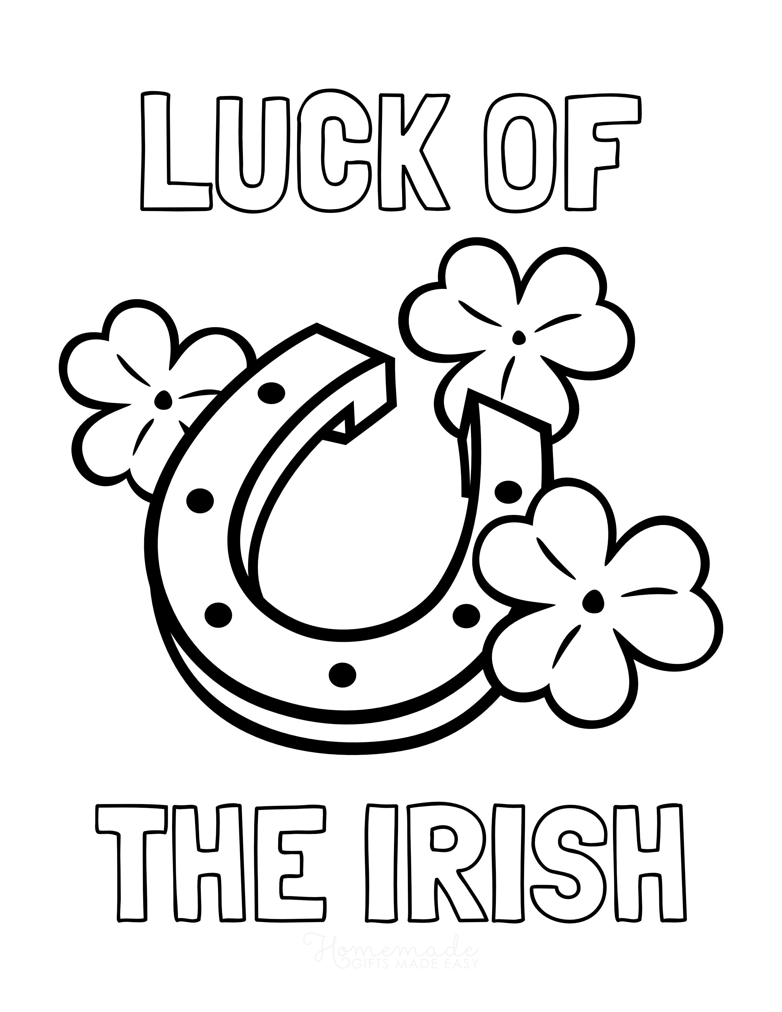 90 Irish Coloring Pages Printable 43