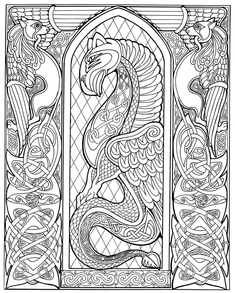 90 Irish Coloring Pages Printable 54