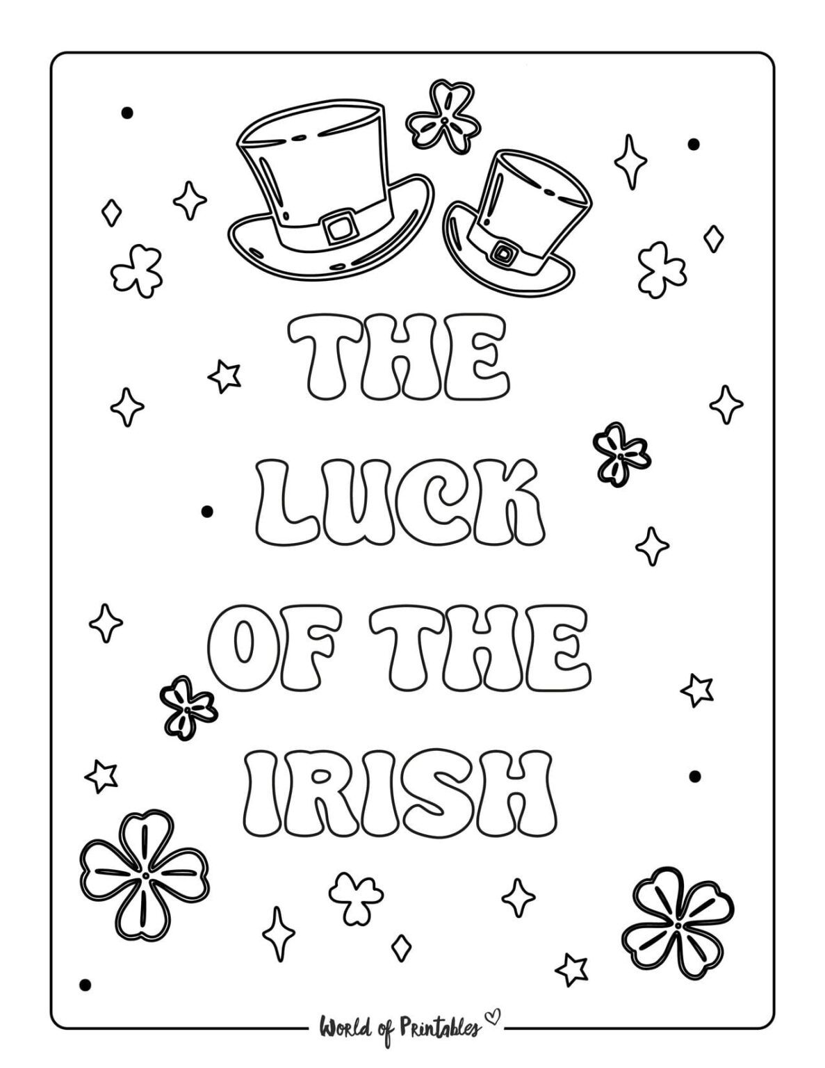 90 Irish Coloring Pages Printable 57