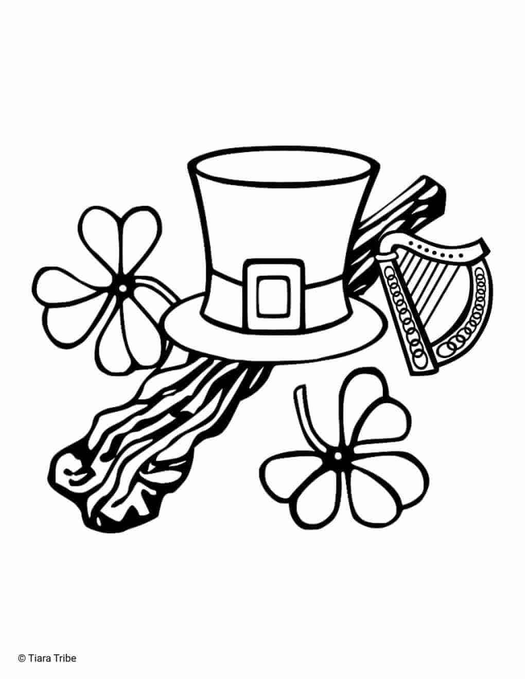 90 Irish Coloring Pages Printable 6