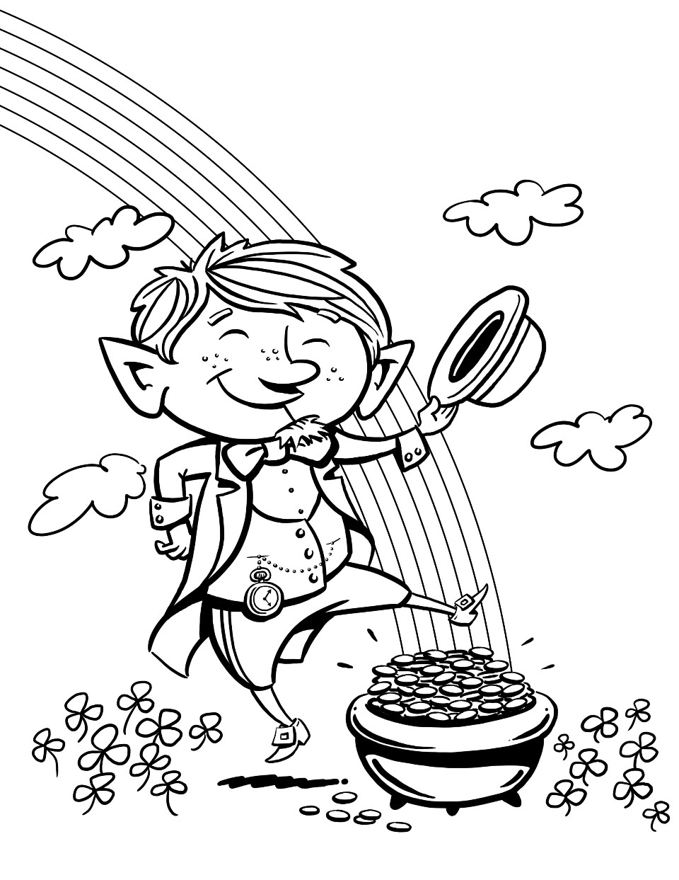 90 Irish Coloring Pages Printable 60