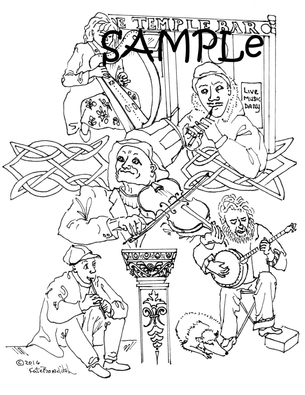 90 Irish Coloring Pages Printable 83