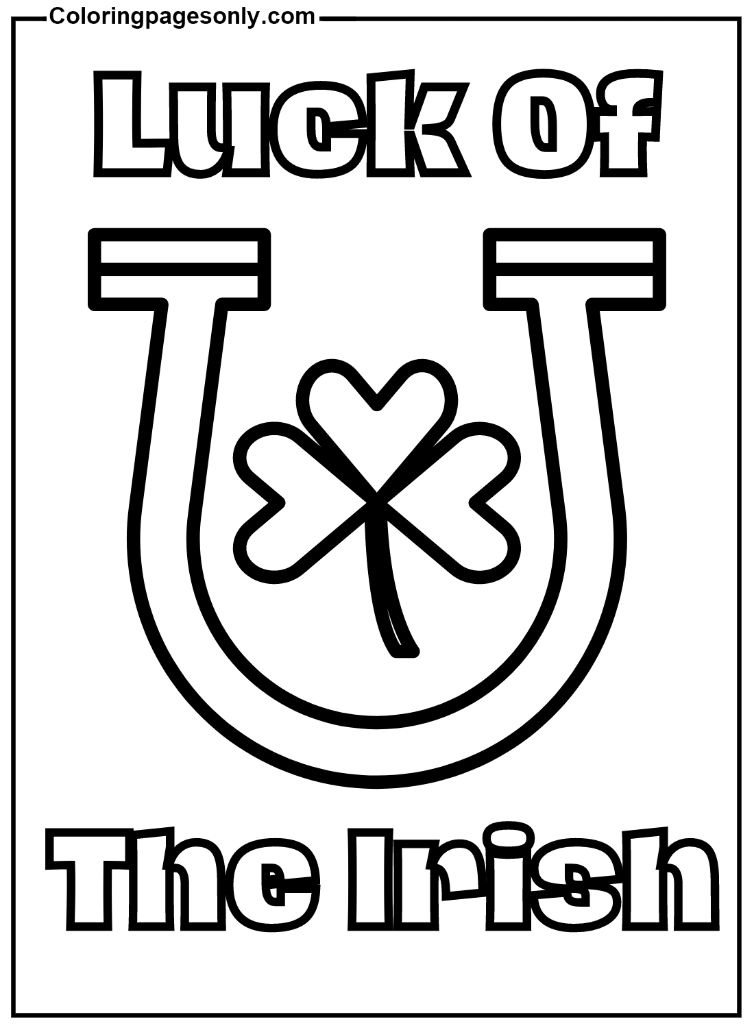 90 Irish Coloring Pages Printable 85