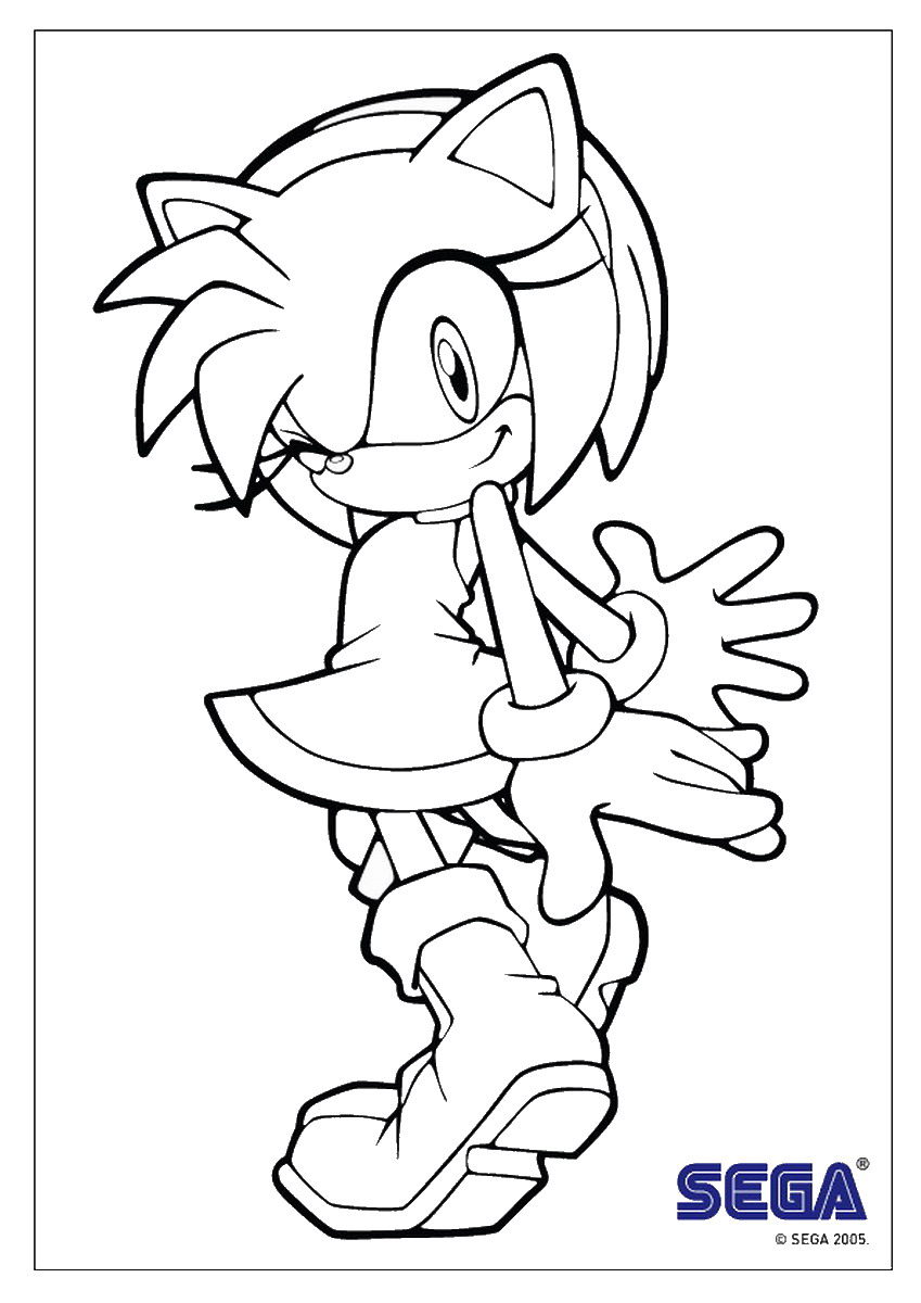 90 Sonic Unleashed Coloring Pages Printable