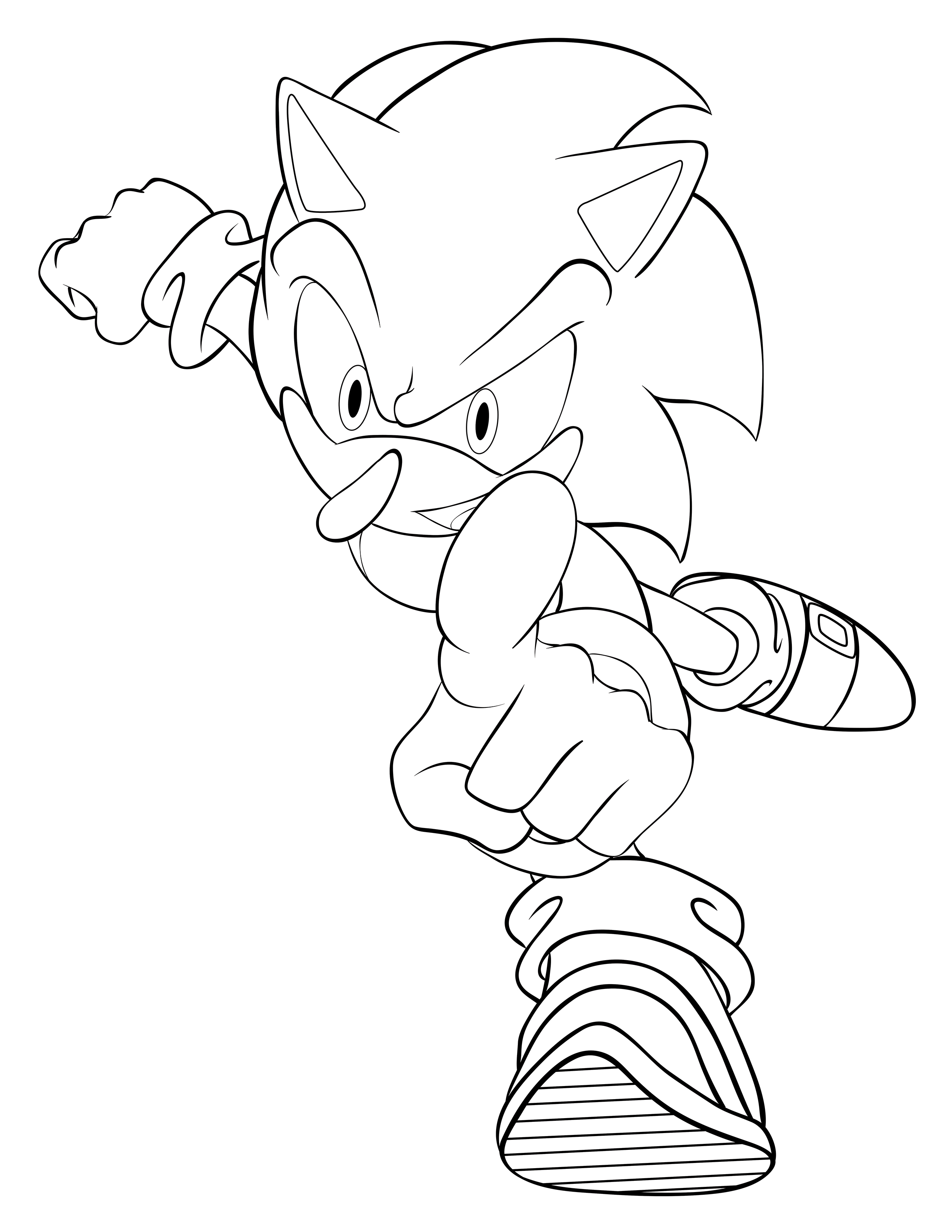 93 Dark Sonic Coloring Pages Printable