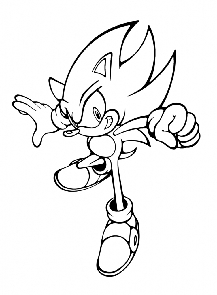 94 Happy Birthday Sonic Coloring Pages Printable