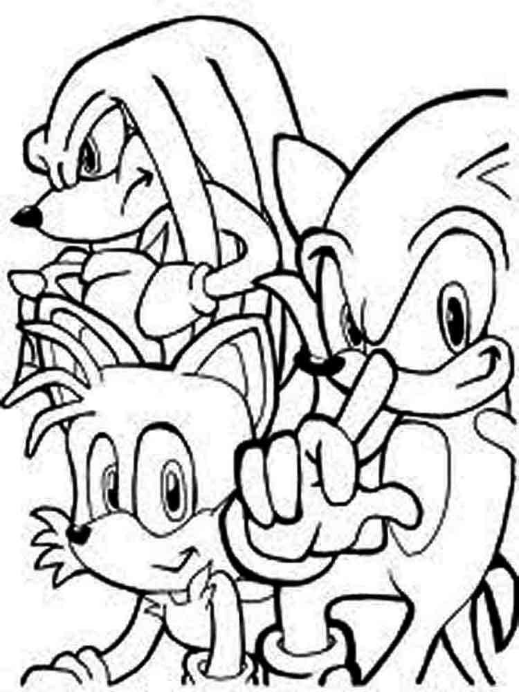 95 Sonic Running Coloring Pages Printable