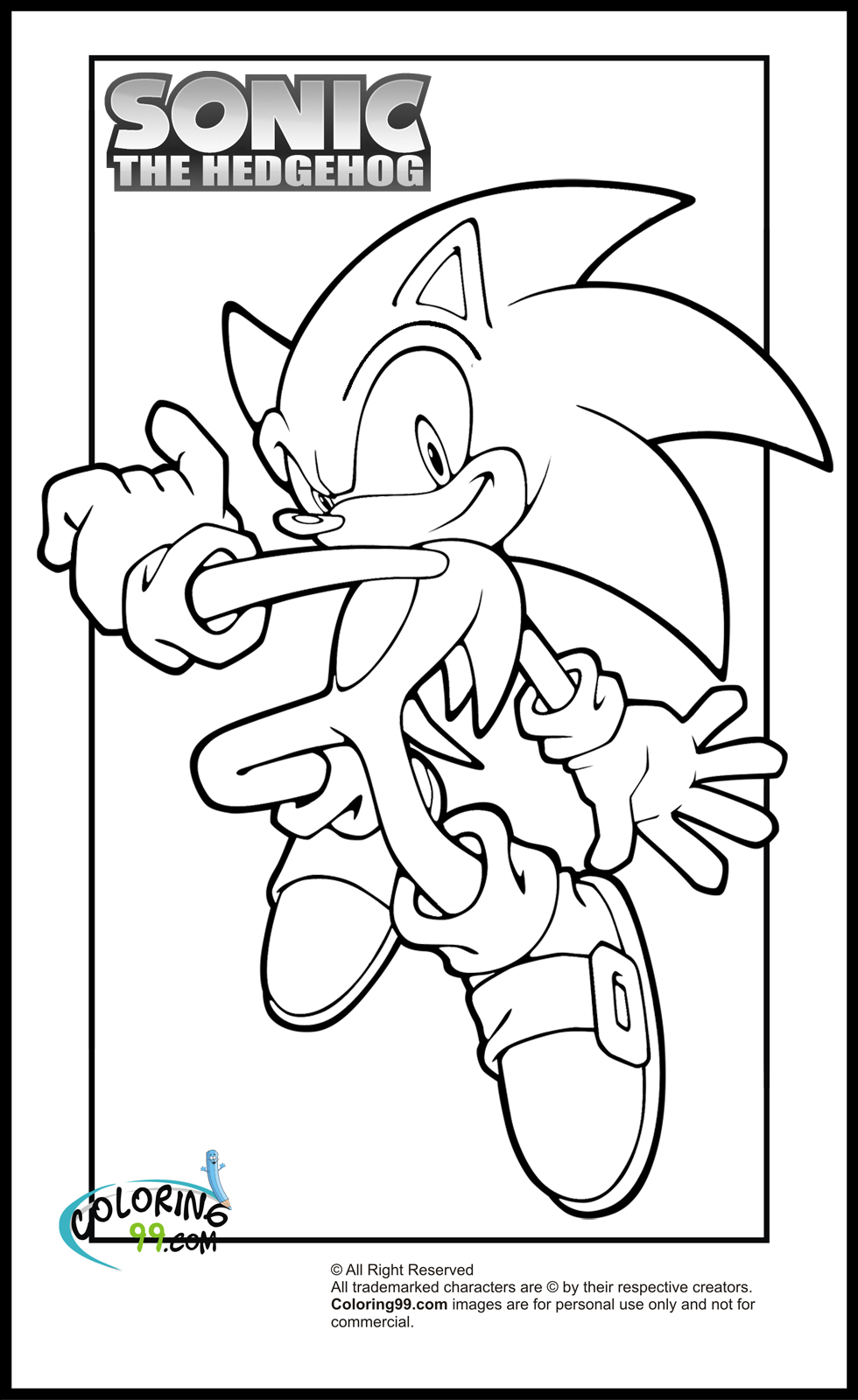 96 Super Sonic Exe Coloring Pages Printable