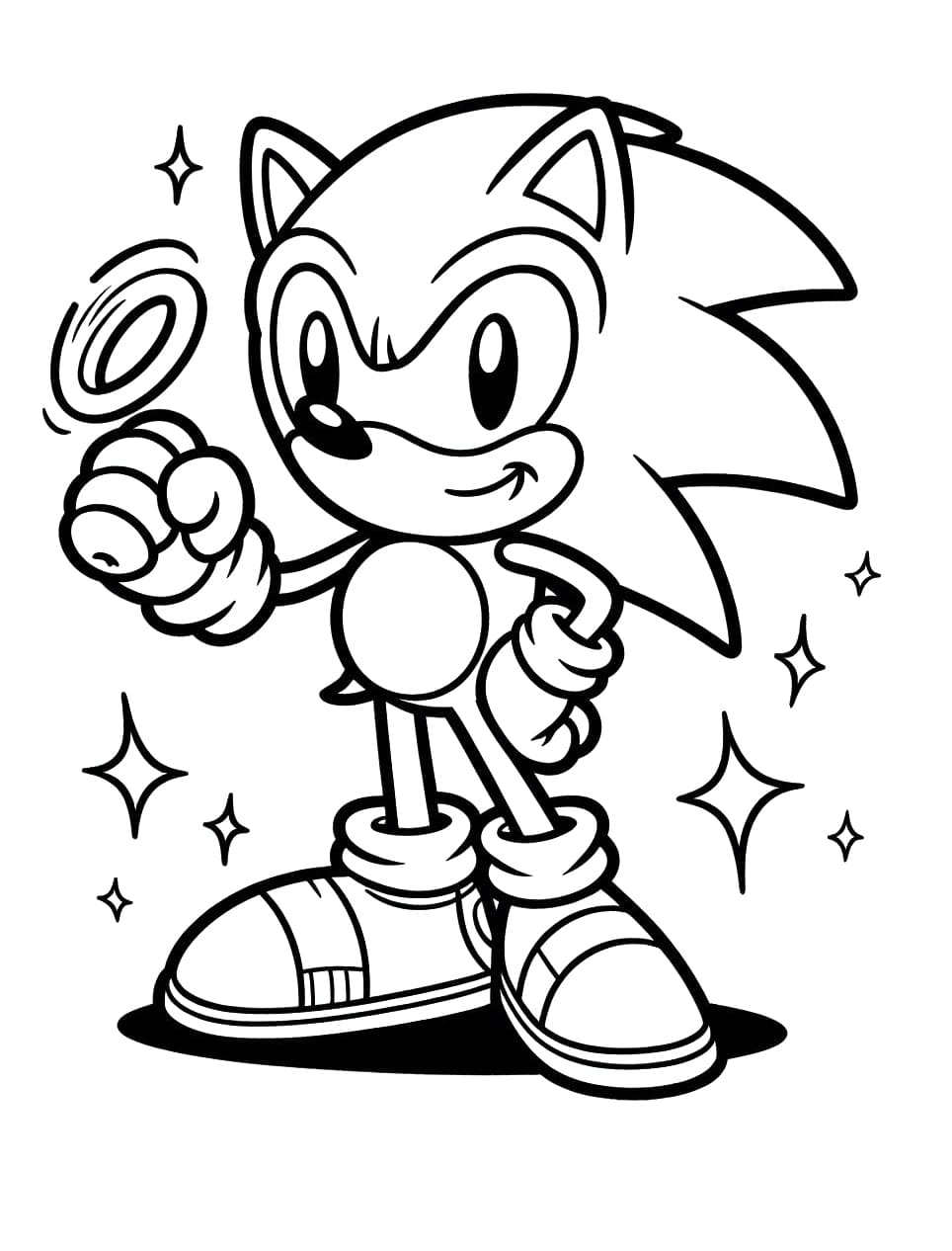 97 Sonic Running Coloring Pages Free Printable Printable