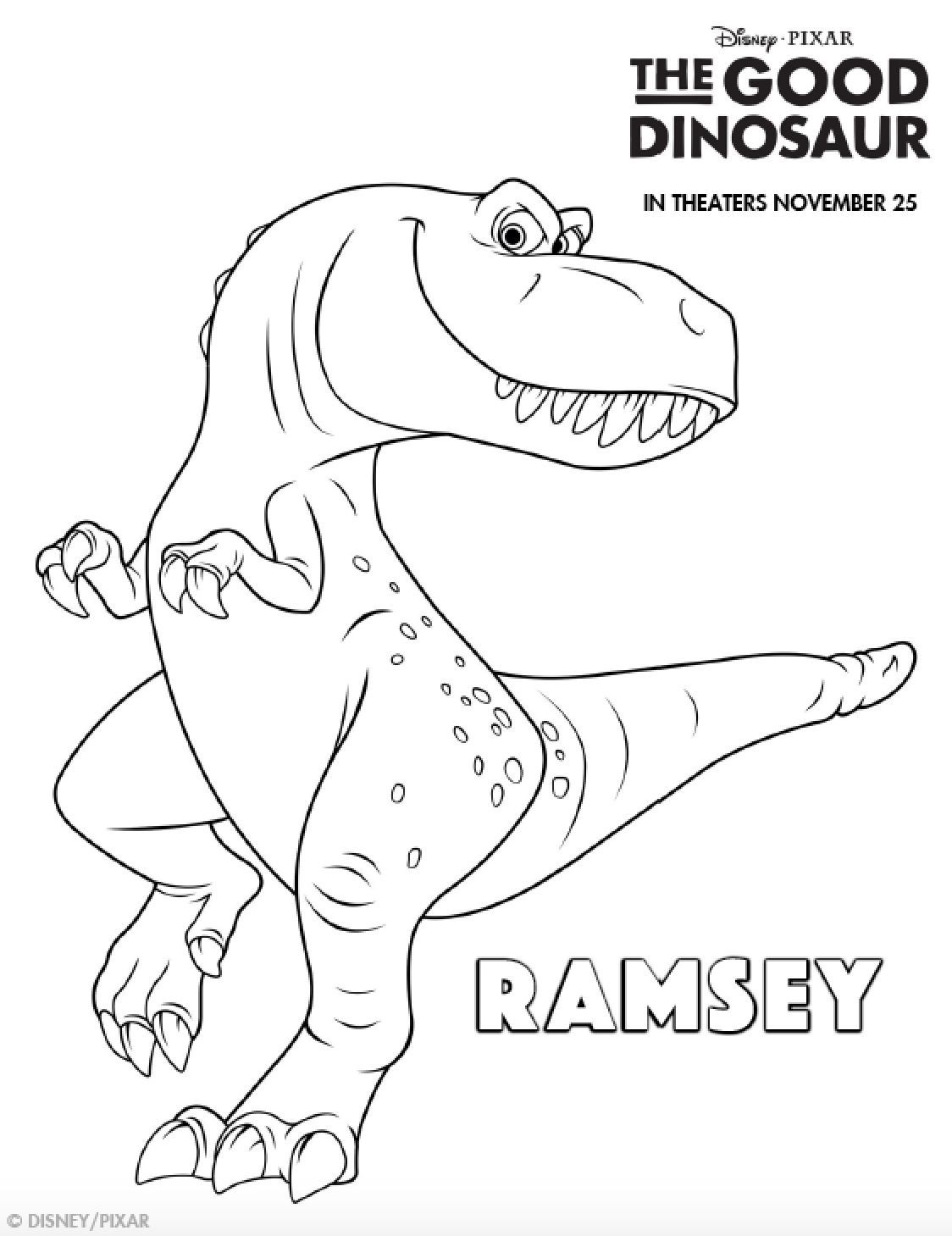 98 Exciting Printable Dinosaur Coloring Pages for Kids 10