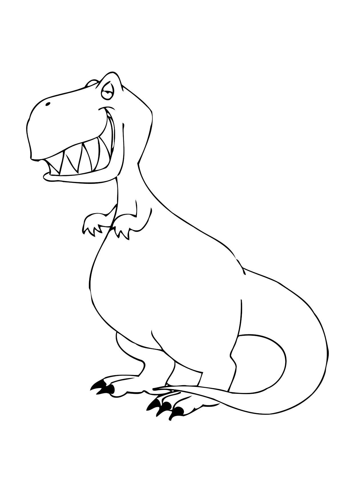 98 Exciting Printable Dinosaur Coloring Pages for Kids 19