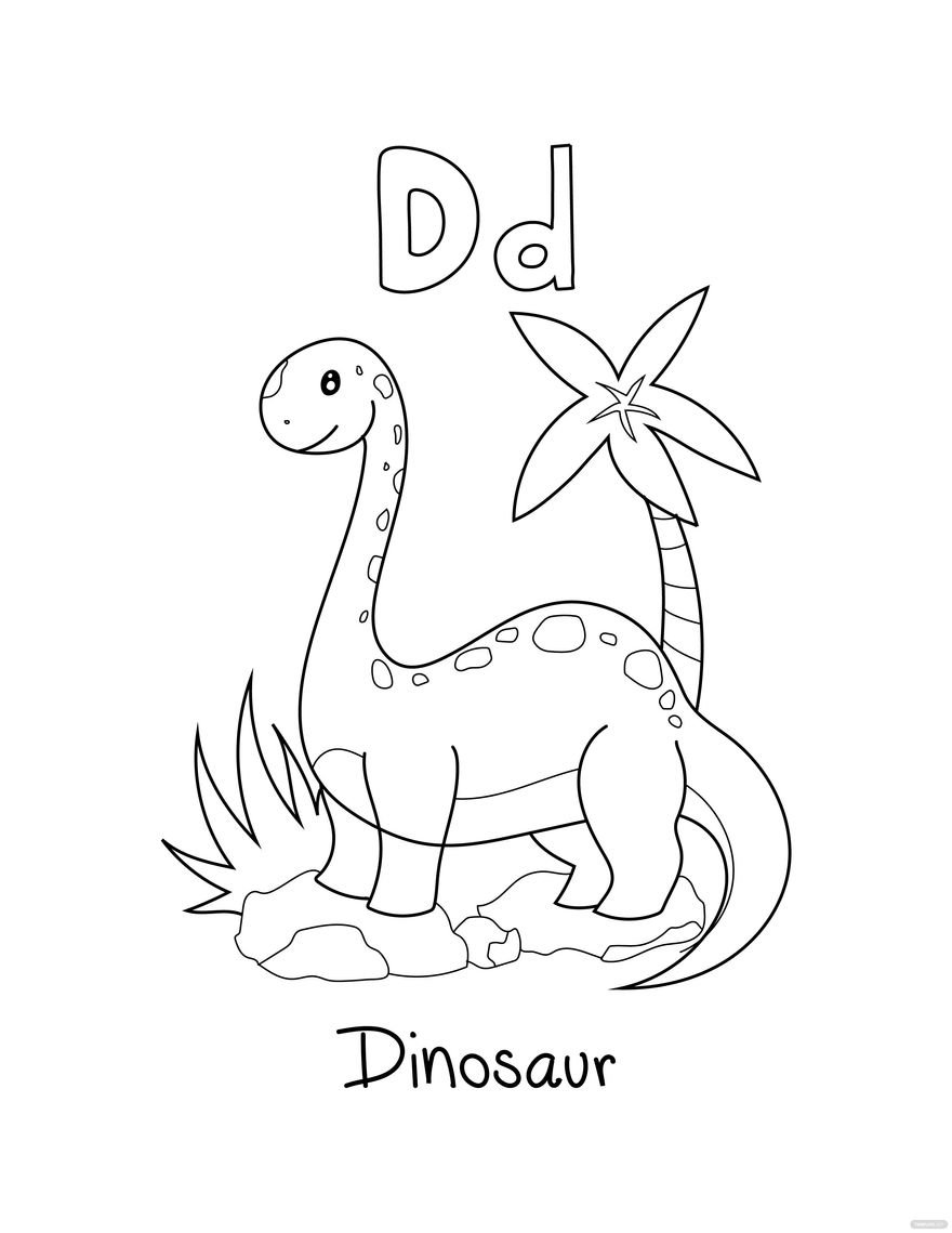 98 Exciting Printable Dinosaur Coloring Pages for Kids 22