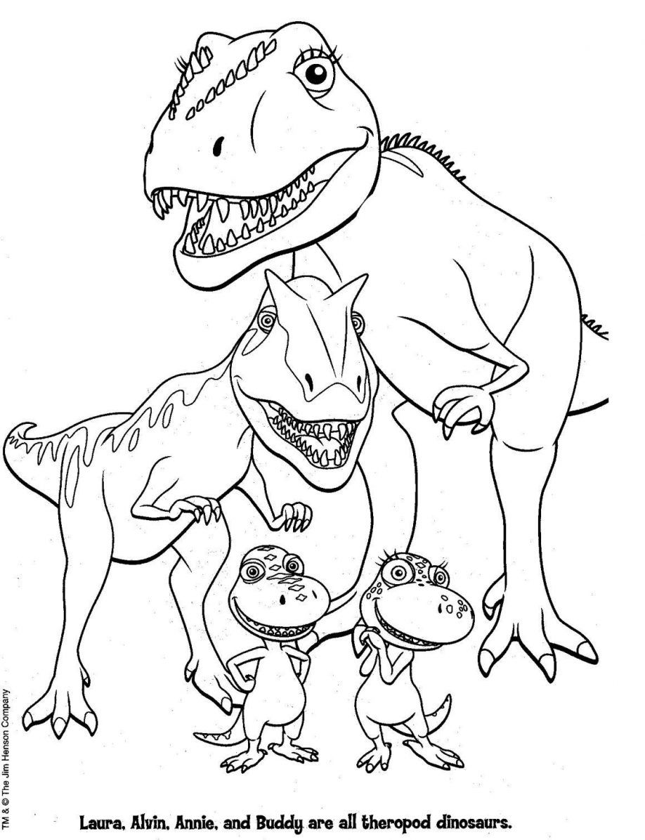 98 Exciting Printable Dinosaur Coloring Pages for Kids 23