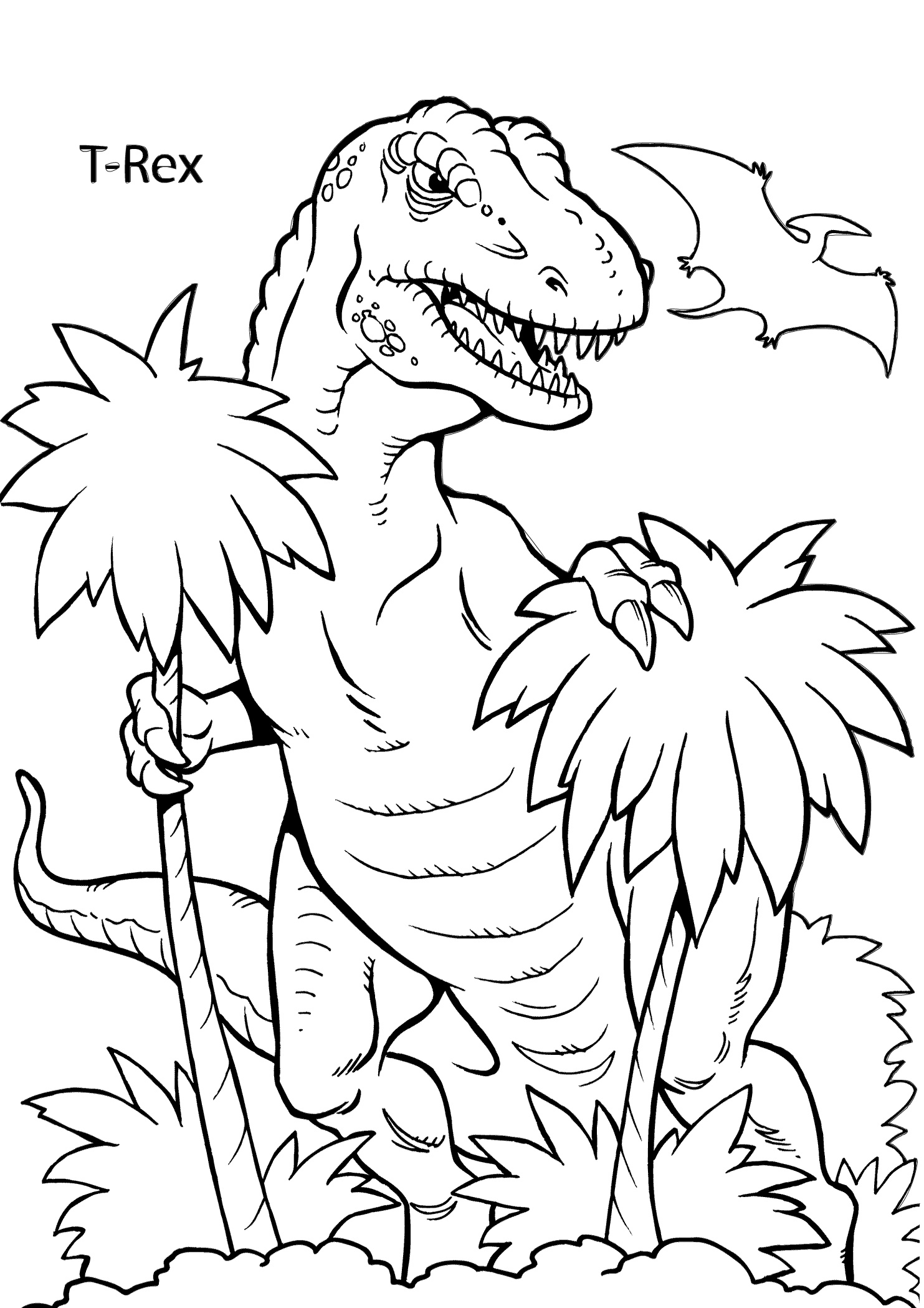 98 Exciting Printable Dinosaur Coloring Pages for Kids 26