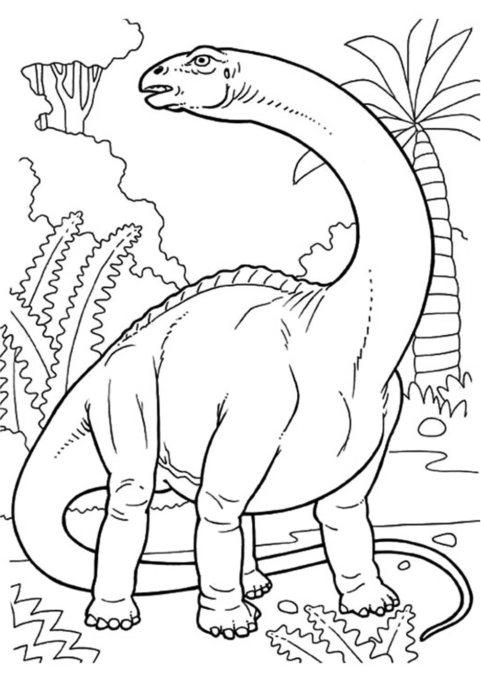 98 Exciting Printable Dinosaur Coloring Pages for Kids 29