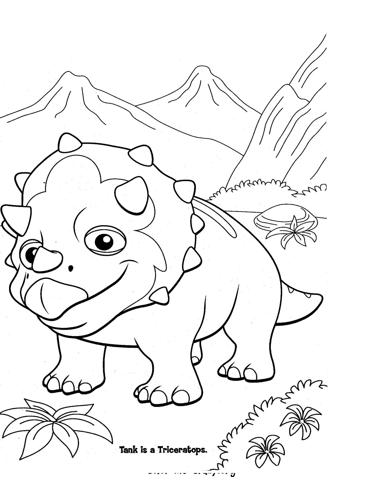 98 Exciting Printable Dinosaur Coloring Pages for Kids 36