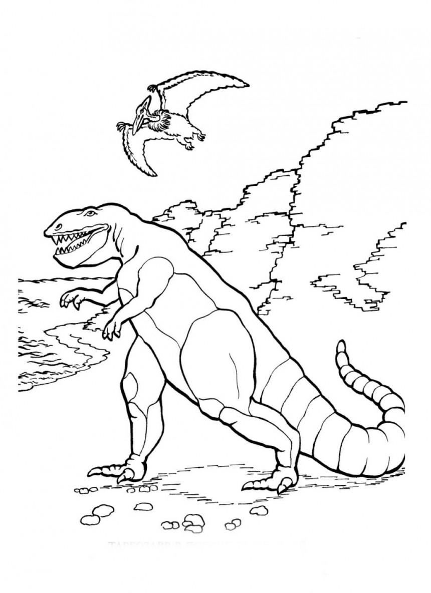 98 Exciting Printable Dinosaur Coloring Pages for Kids 39