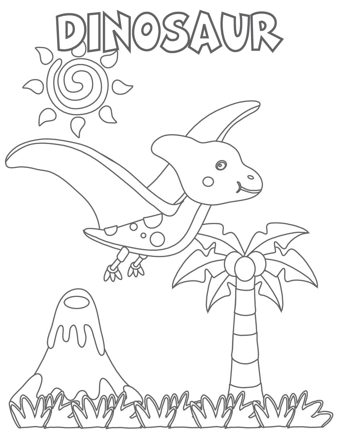 98 Exciting Printable Dinosaur Coloring Pages for Kids 40